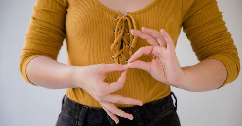 Communication Tips - Woman Communicating by Finger Language