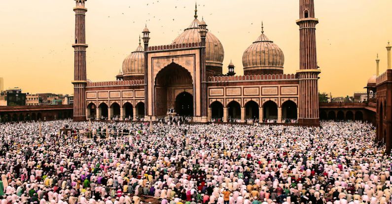Building Trust - Photo Of Crowd Of People Gathering Near Jama Masjid, Delhi
